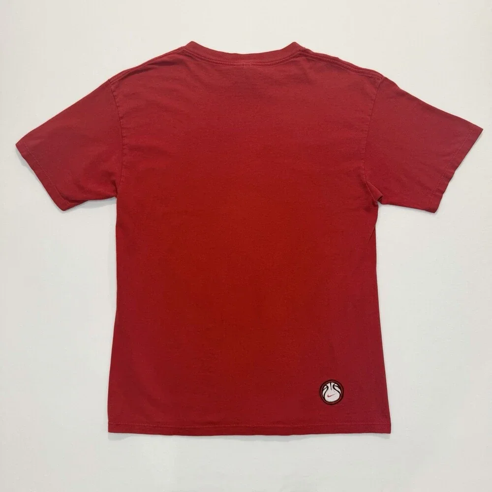 Vintage 90s Nike Basketball Red Shirt White Tag Art USA Tee Michael Jordan Sz M